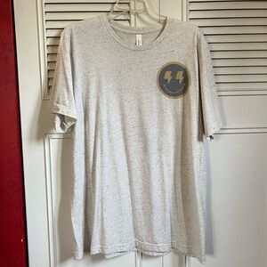 Notre Dame Smiley Face Tee Shirt Sz XL